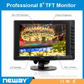 8 inch low power consumption TFT lcd resistive touch display audio baby monitor
